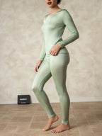 Women's Silk Jersey Long Sleeve Long Johns