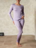 Women's Silk Jersey Long Sleeve Long Johns