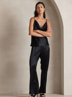 19Momme Silk Cowl Neck Camisole Top