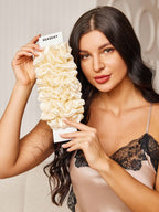 10Pcs Bundle Pure Silk Classic Hair Scrunchies - 2cm