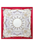 100% Mulberry Silk Printed Square Shawl Scarf 88*88cm