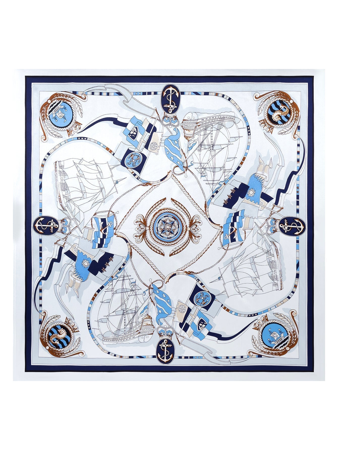100% Mulberry Silk Printed Square Shawl Scarf 88*88cm