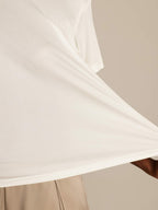 Women's Pure Silk Short Sleeve Round Neck T-Shirt