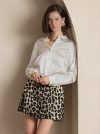 Women's 19 Momme Silk Long Sleeves Button-Up Shirt