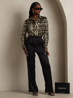 Women's 19 Momme Silk Long Sleeves Button-Up Shirt