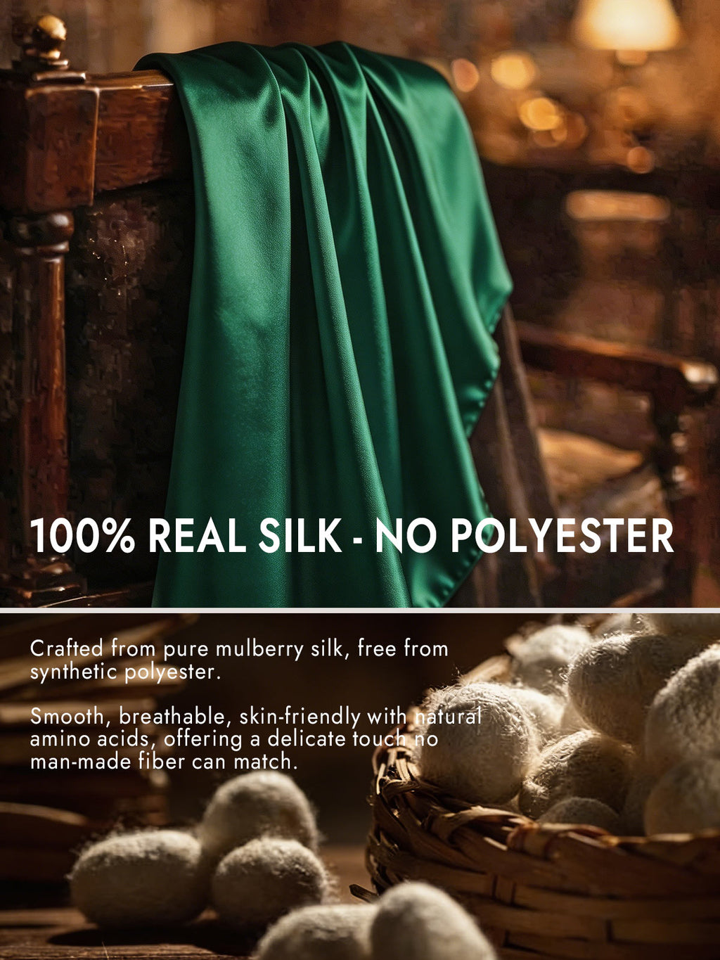 100% Mulberry Silk Long Scarf/Shawl 170x53cm/67
