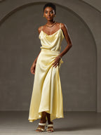19Momme Silk Cowl Neck Camisole Top