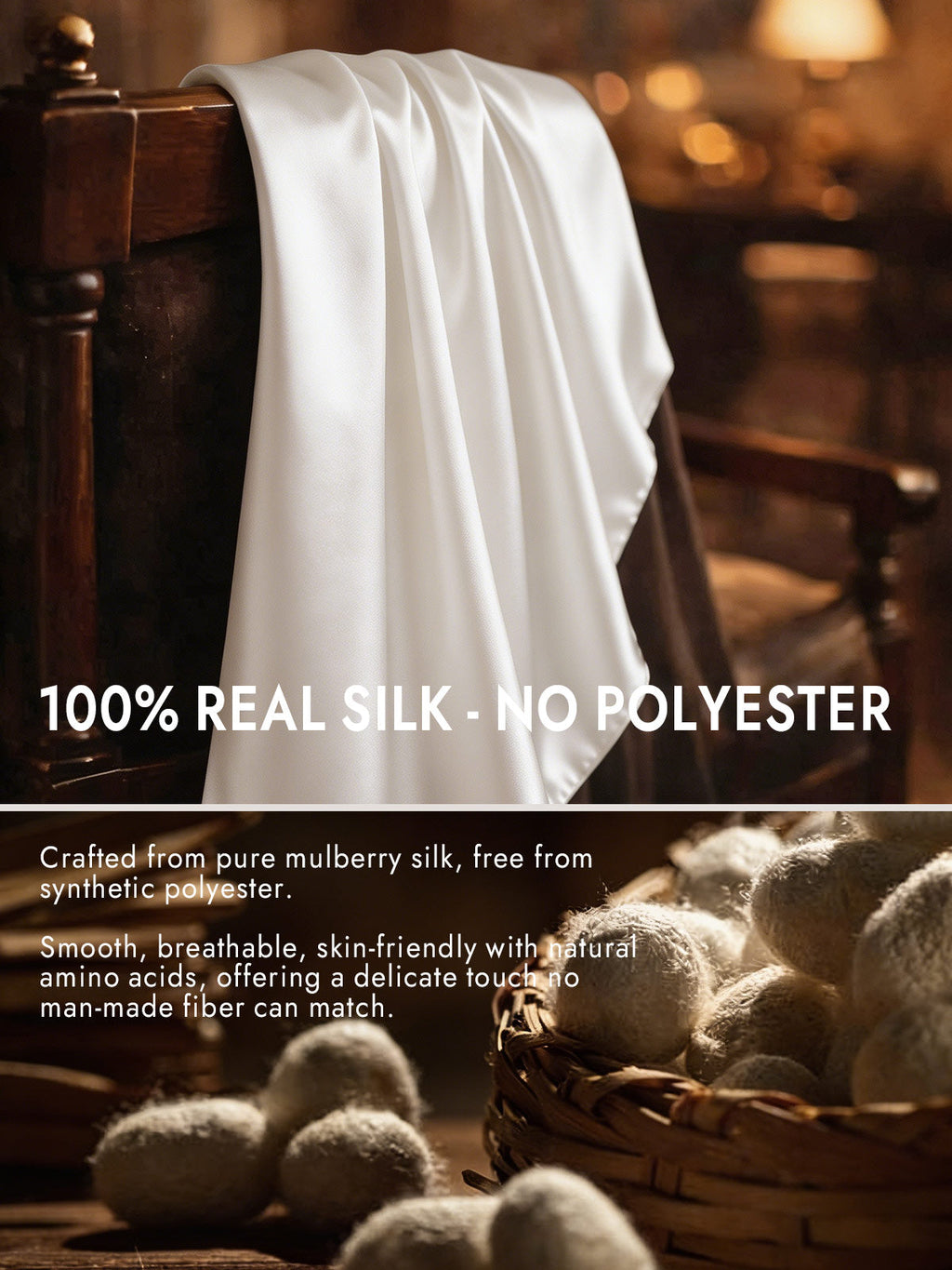 100% Mulberry Silk Long Scarf/Shawl 170x53cm/67