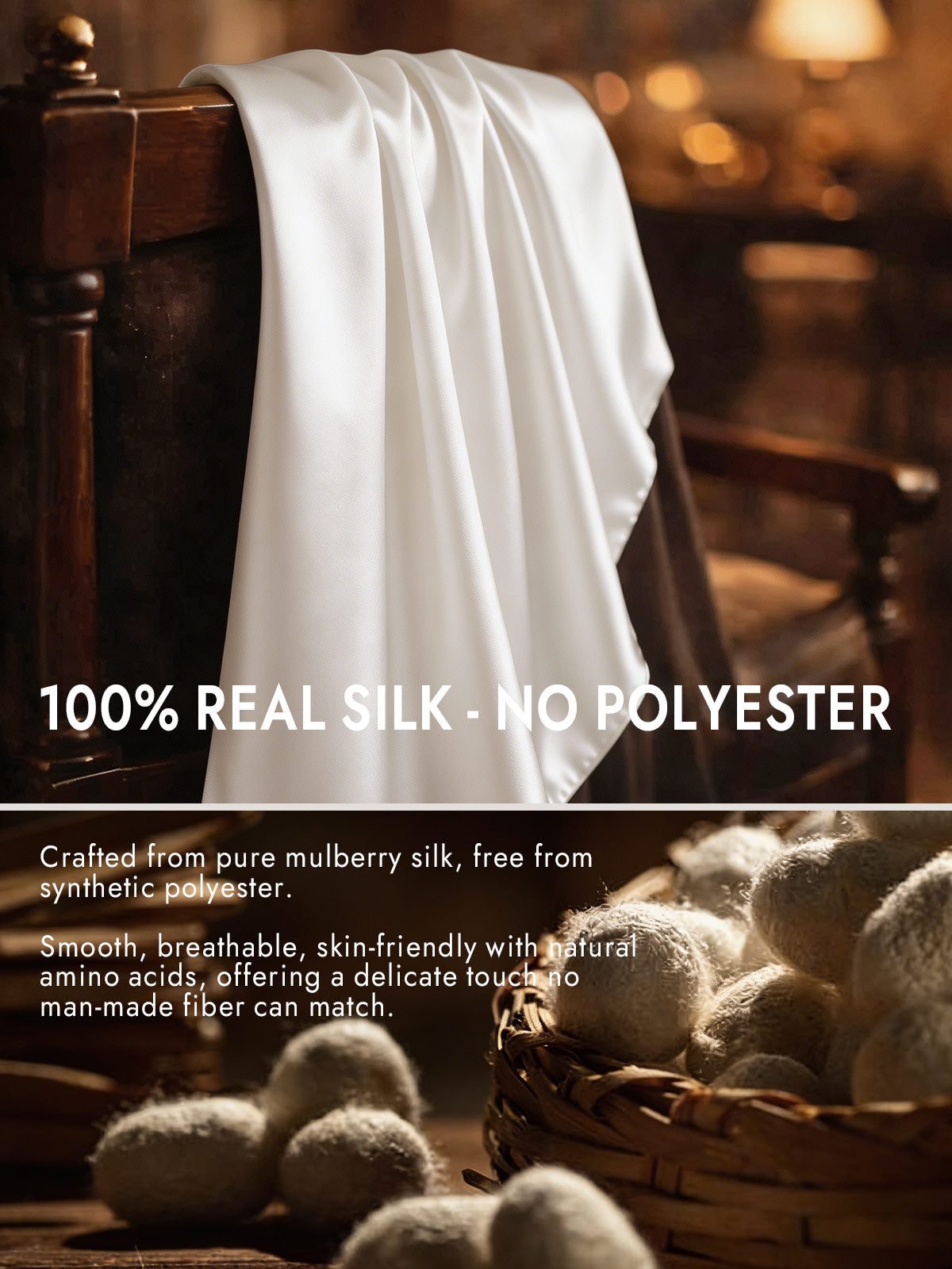100% Mulberry Silk Long Scarf/Shawl 170x53cm/67