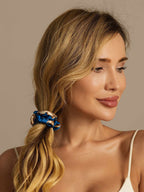 10Pcs Bundle Pure Silk Classic Hair Scrunchies - 2cm
