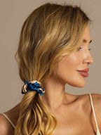 10Pcs Bundle Pure Silk Classic Hair Scrunchies - 2cm