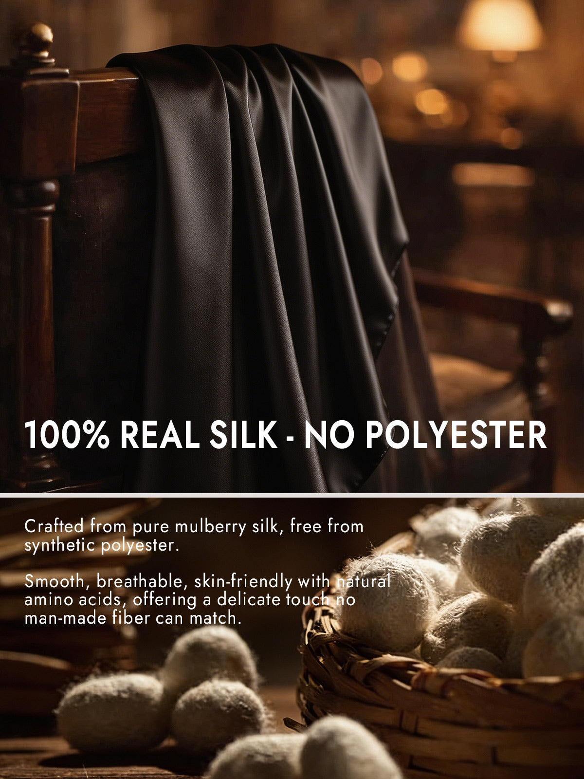 100% Mulberry Silk Long Scarf/Shawl 170x53cm/67