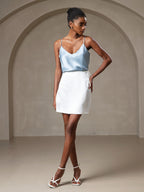 100% Mulberry Silk Spaghetti Strap V Neck Camisole Top