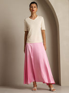 Pure Silk V-Neck Women's T-Shirt