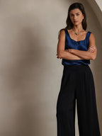 19Momme Silk Sleeveless U Neck Women's Tank Top