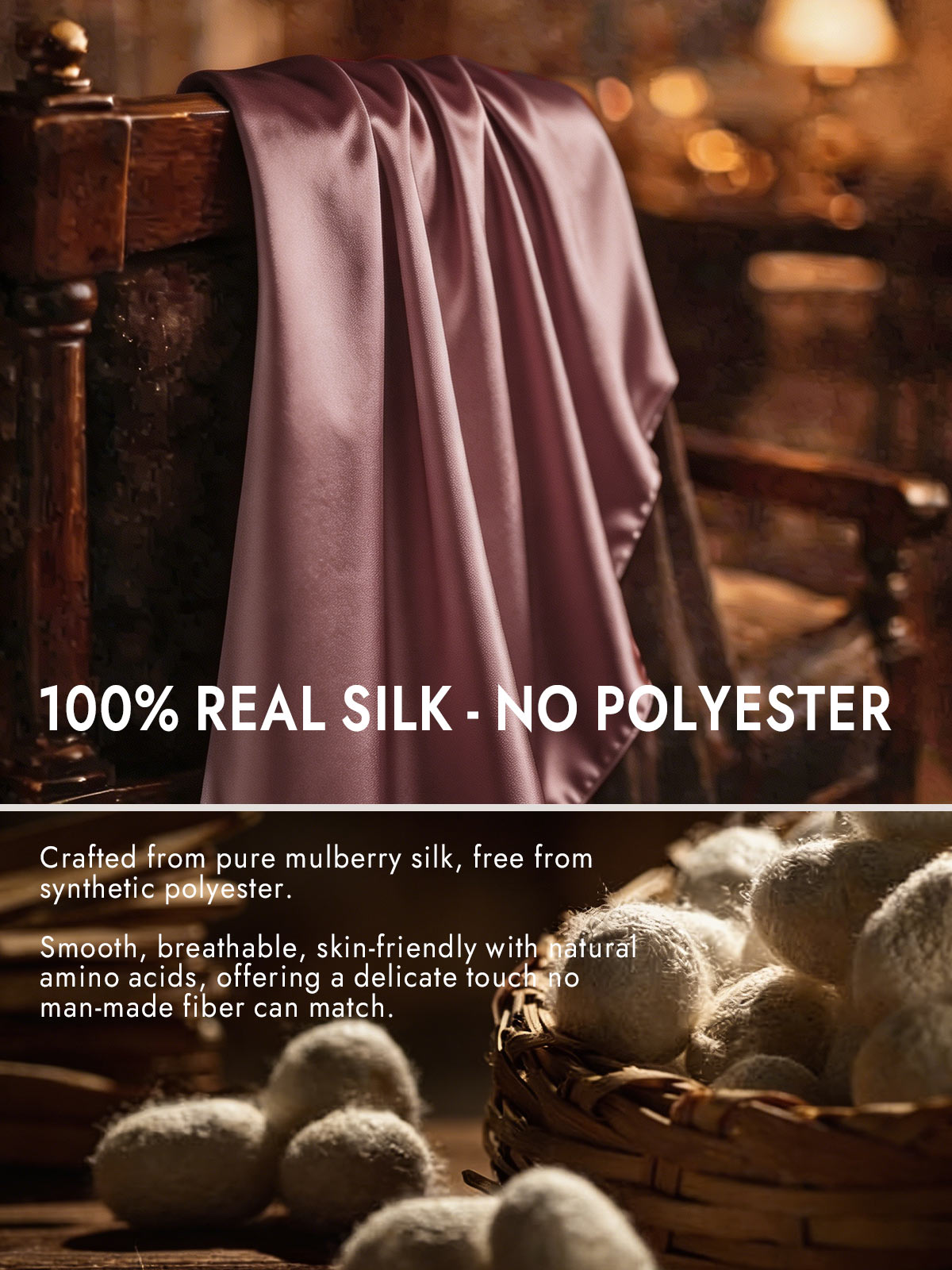 100% Mulberry Silk Long Scarf/Shawl 170x53cm/67