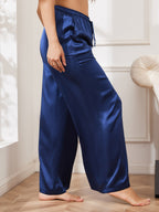 100% Mulberry Silk Wide Leg Women's Pants