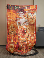 100% Mulberry Silk Printed Rectangle Scarf / Shawl 175x105cm