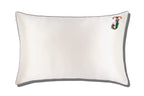Initial Collection White Queen Zippered Pillowcase