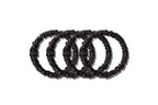 Back to Basics Black Skinny Scrunchies