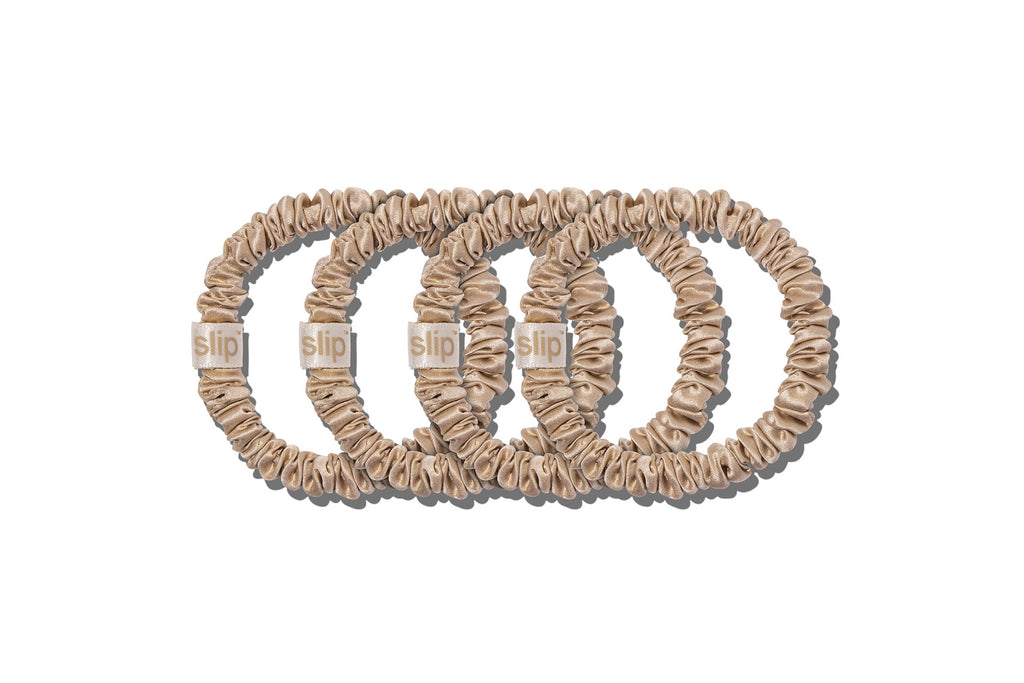 Back to Basics Blonde Skinny Scrunchies