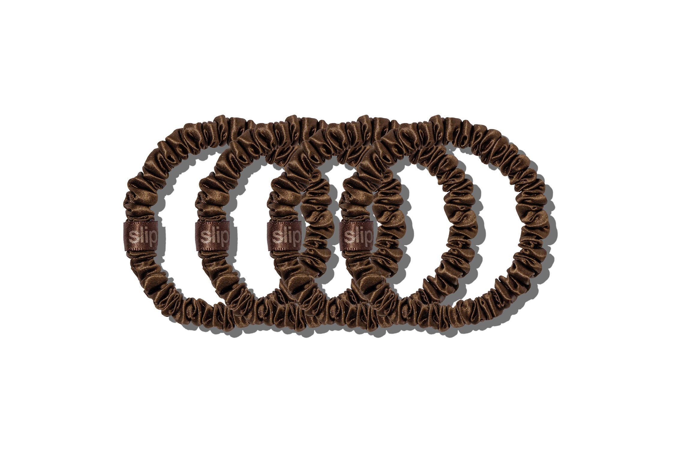 Back to Basics Dark Brown Skinny Scrunchies