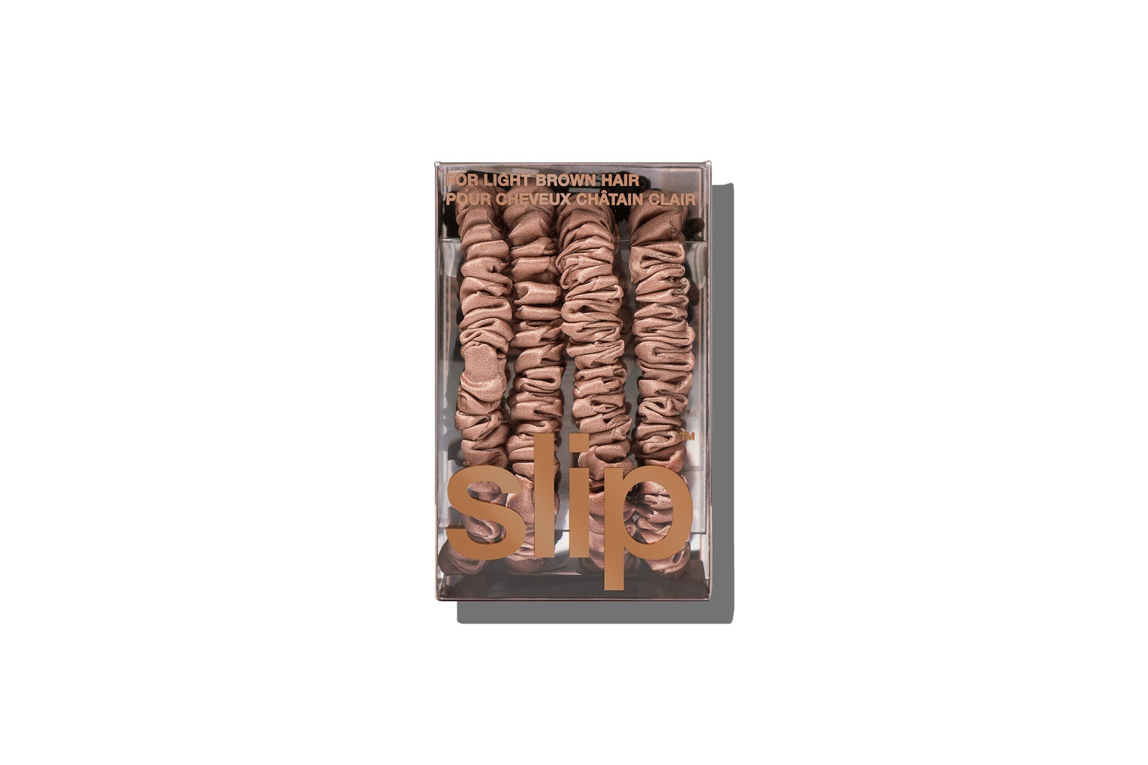 Back to Basics Light Brown Skinny Scrunchies