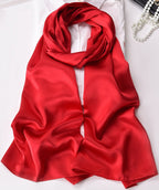 100% Mulberry Silk Long Scarf/Shawl 170x53cm/67