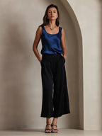 19Momme Silk Sleeveless U Neck Women's Tank Top