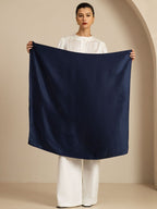 100% Mulberry Silk Classic  Elegant Square Scarf - Size 90x90cm