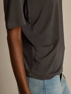 Pure Silk V-Neck Women's T-Shirt