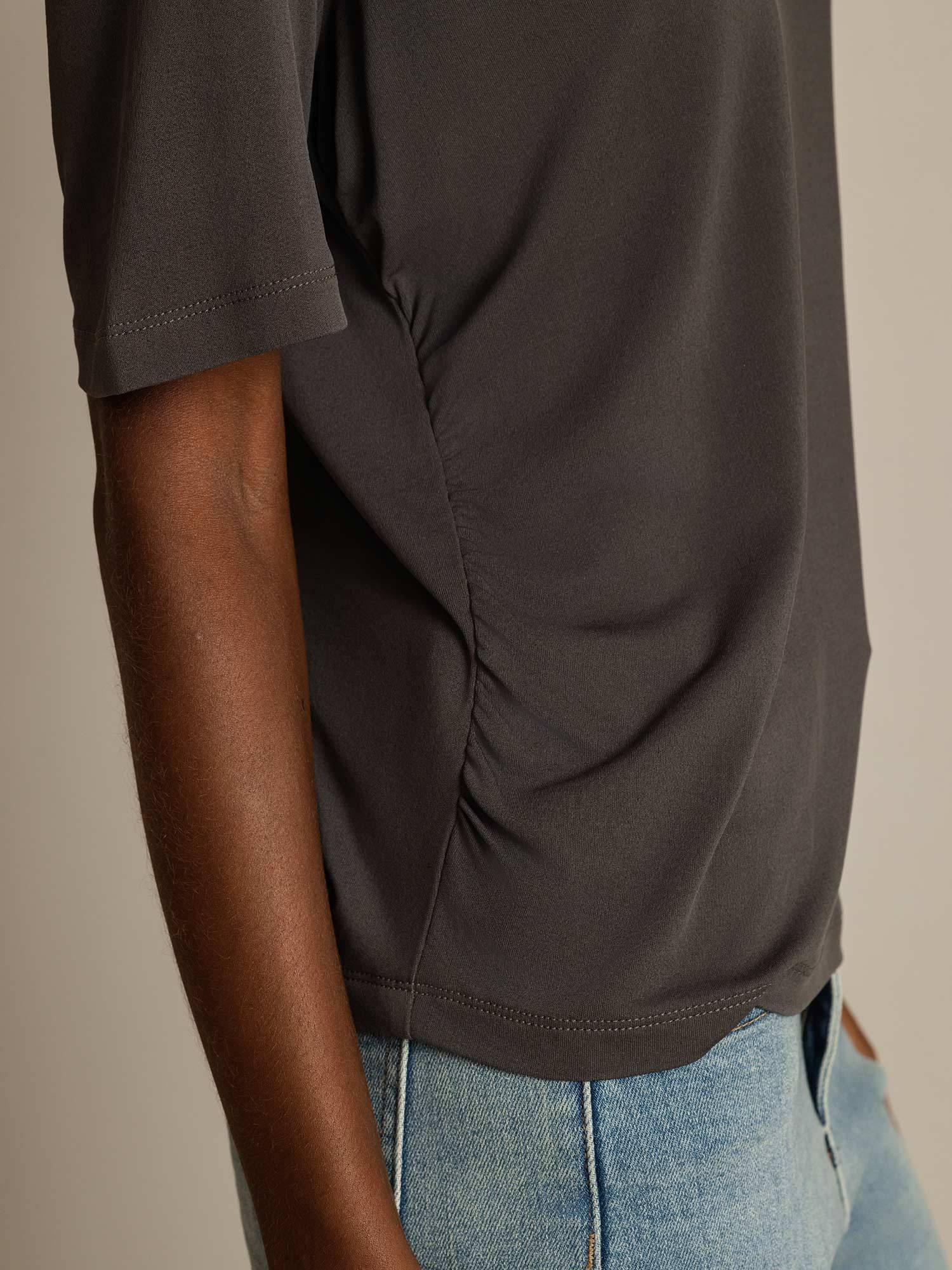 Pure Silk V-Neck Women's T-Shirt