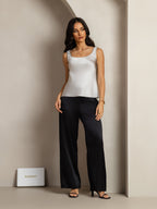 19Momme Silk Sleeveless U Neck Women's Tank Top